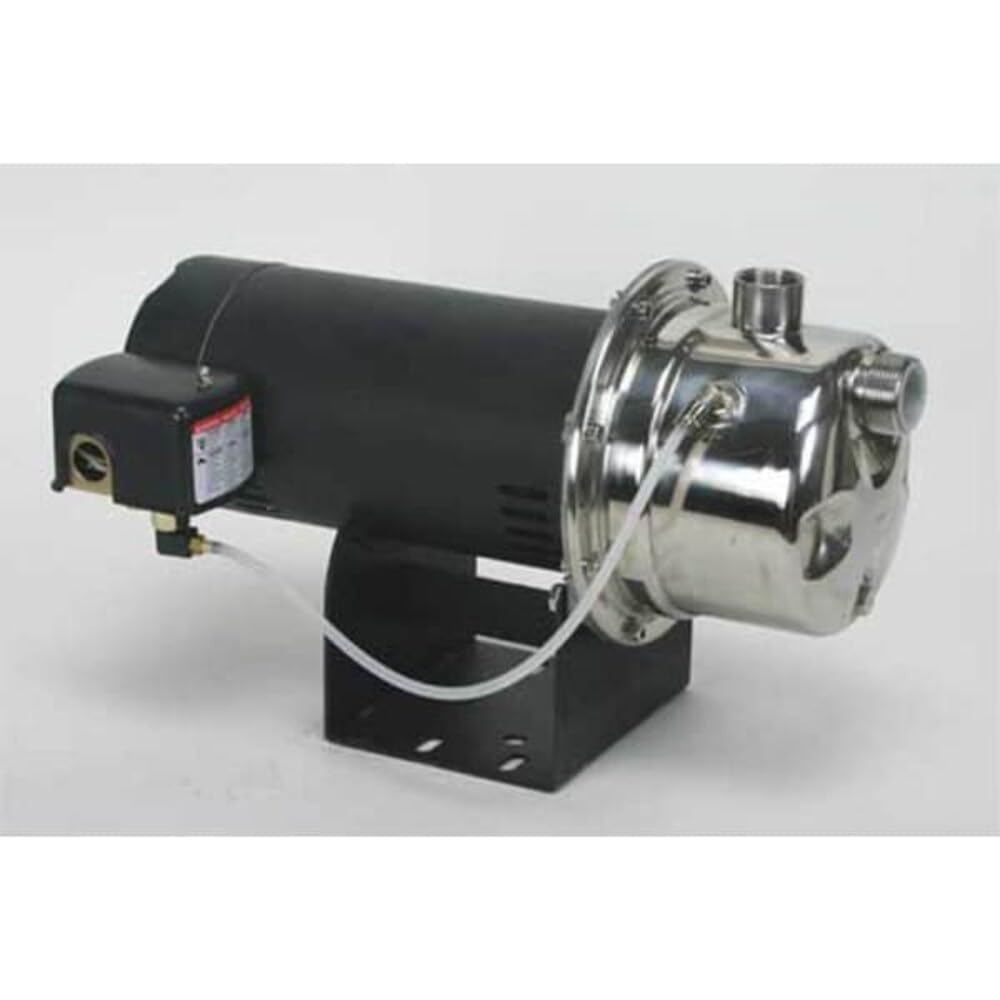 Dayton Shallow Well Jet Pump, SS, 1/2 HP 4HEY9-1 Each