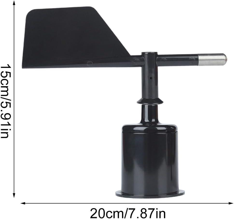 Wind Measure Device Shell – Modern Ergonomic Anemometer Indicator Protector, Stylish, Vane Sensor Transmitter Speed, Measuring | Multipurpose Outdoor Indoor Utility Functional Elegant