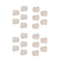 JFYO Replacement Nylon Wheel Bushing 1/2" I.D. X 5/8" O.D., 20 Pack