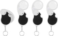 5X Magnifying Glasses with Light, Keychain Pocket Folding Magnifier | Keychain loop pocket handheld folded magnifier
