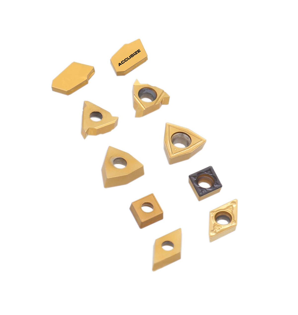 Accusize Carbide Inserts Set for 2988-0012, 10 Pc Total, Grade C6