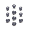 10 Pcs M12 Plastic Protective Cap, M12 Black Bolt Covers Screw Caps Assortment Kit for Panel-Mount Sockets