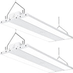 Sunco 2 Pack LED 2 Foot Linear High Bay Warehouse Lights, 110W, Dimmable