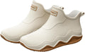 Rain Boots for Women Men Fashion Couple Walking Water Shoes,Water Resistant Ankle Rubber Boots Non-Slip Soles Mid