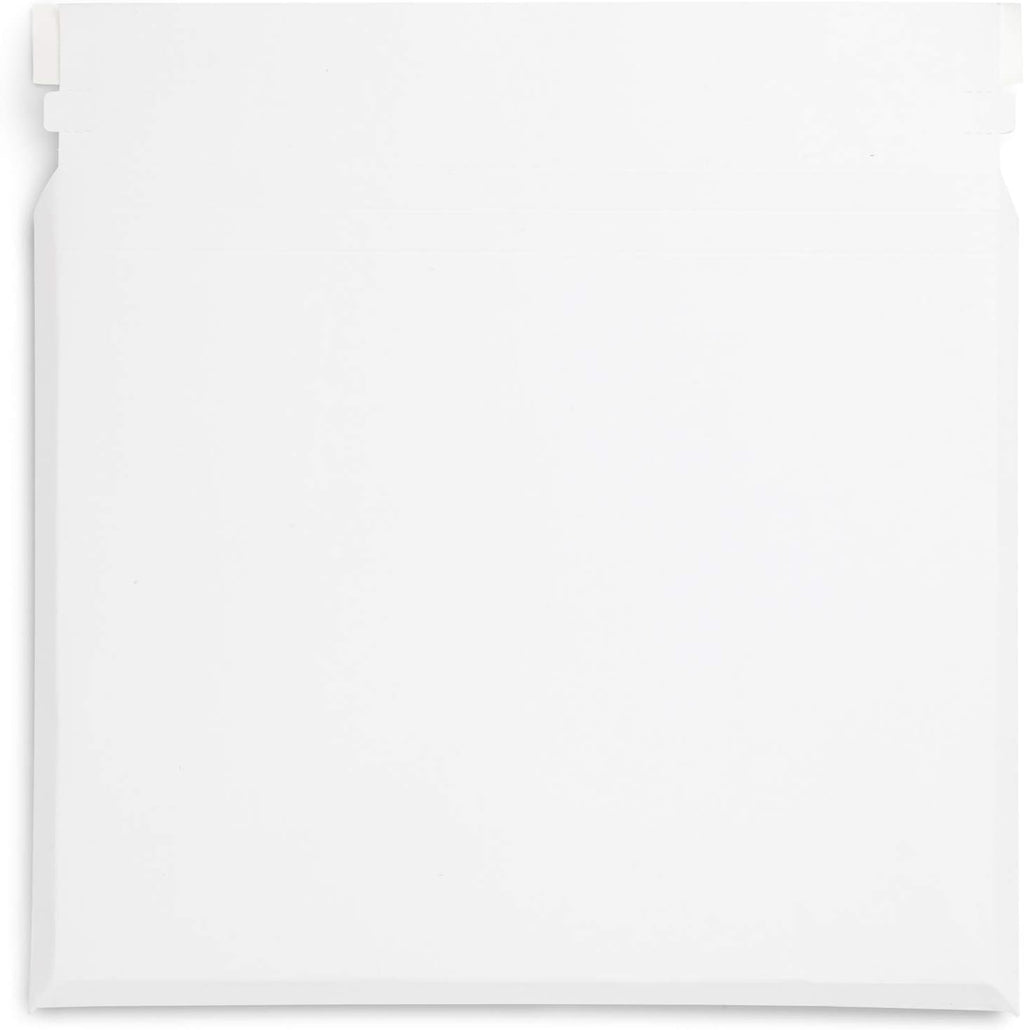 25 Rigid Envelopes, Large Expanding Envelopes Self Seal, Rigid Mailer with E-Z Open Tear String, White 9 3/4 x 12 1/4