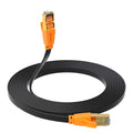 Cat 8 Flat Ethernet Cable, 50 ft RJ45 LAN Cable, 40Gbps 2000MHz | Supports Cat7/Cat6/Cat6e/Cat5 Networks. For Router