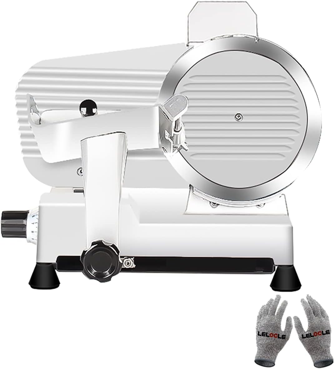 Commercial Meat Slicer 10 inch Electric Food Slicer Frozen Meat
