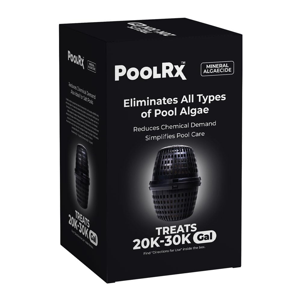 Pool Unit #101066 6 Month Algaecide Treats 20k-30k gallons, Black
