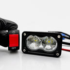 Rechargeable Battery Powered Baja Style LED Light for E-Bikes & More