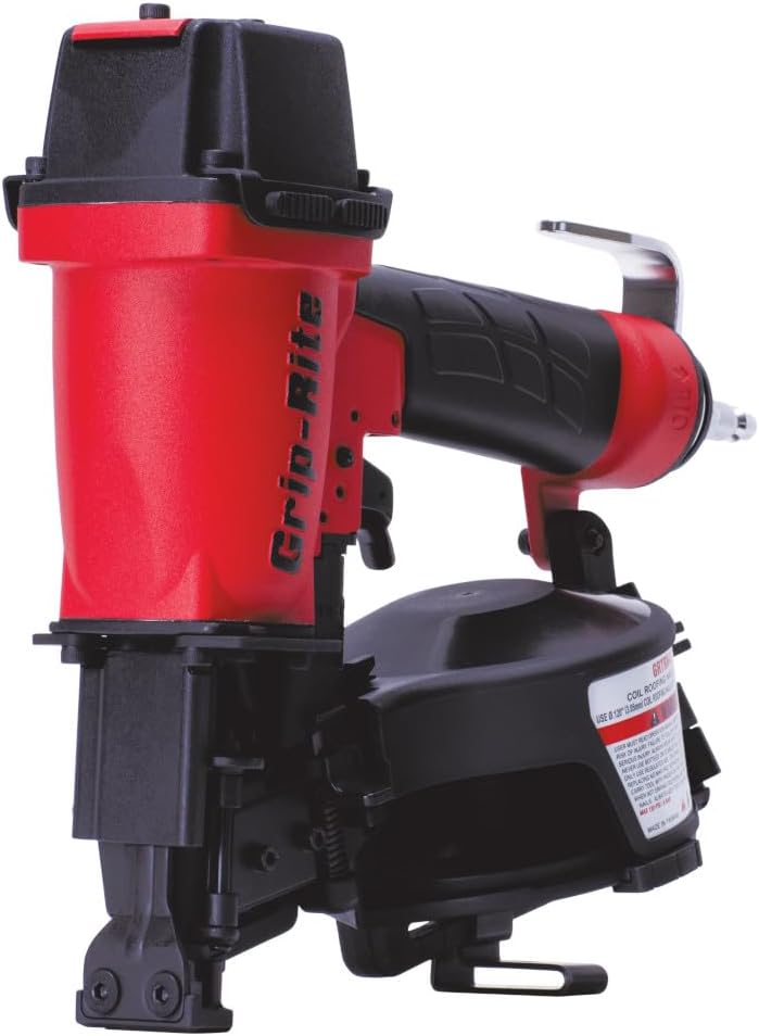 15⁰ Coil Roofing Nailer | 15-Degree Pneumatic Roofing Tool | 1-3/4" Coil Roofing Nailer | Asphalt Shingles