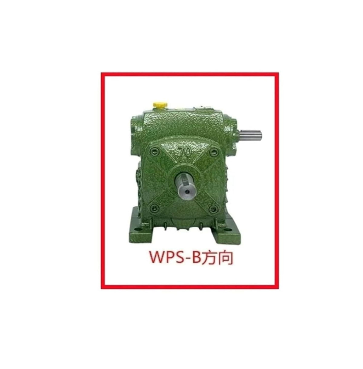 WPS60-B Worm Gear Reducer Speed Ratio: 15 20 25 30 40 50