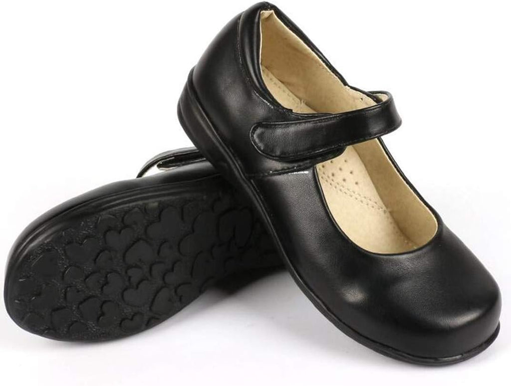 Girl's Strap School Uniform Dress Shoe Mary Jane Flat (Toddler/Little Kid/Big Kid)