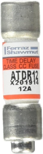 Mersen ATDR12 600V 12A Cc Time Delay Fuse, 10-Pack