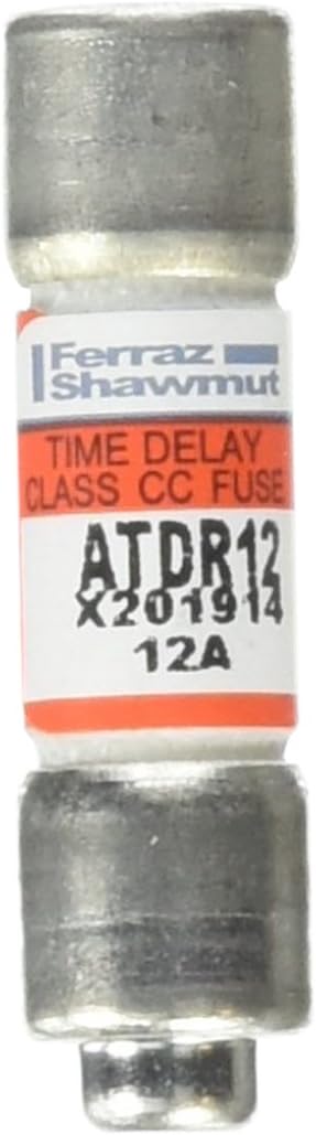 Mersen ATDR12 600V 12A Cc Time Delay Fuse, 10-Pack