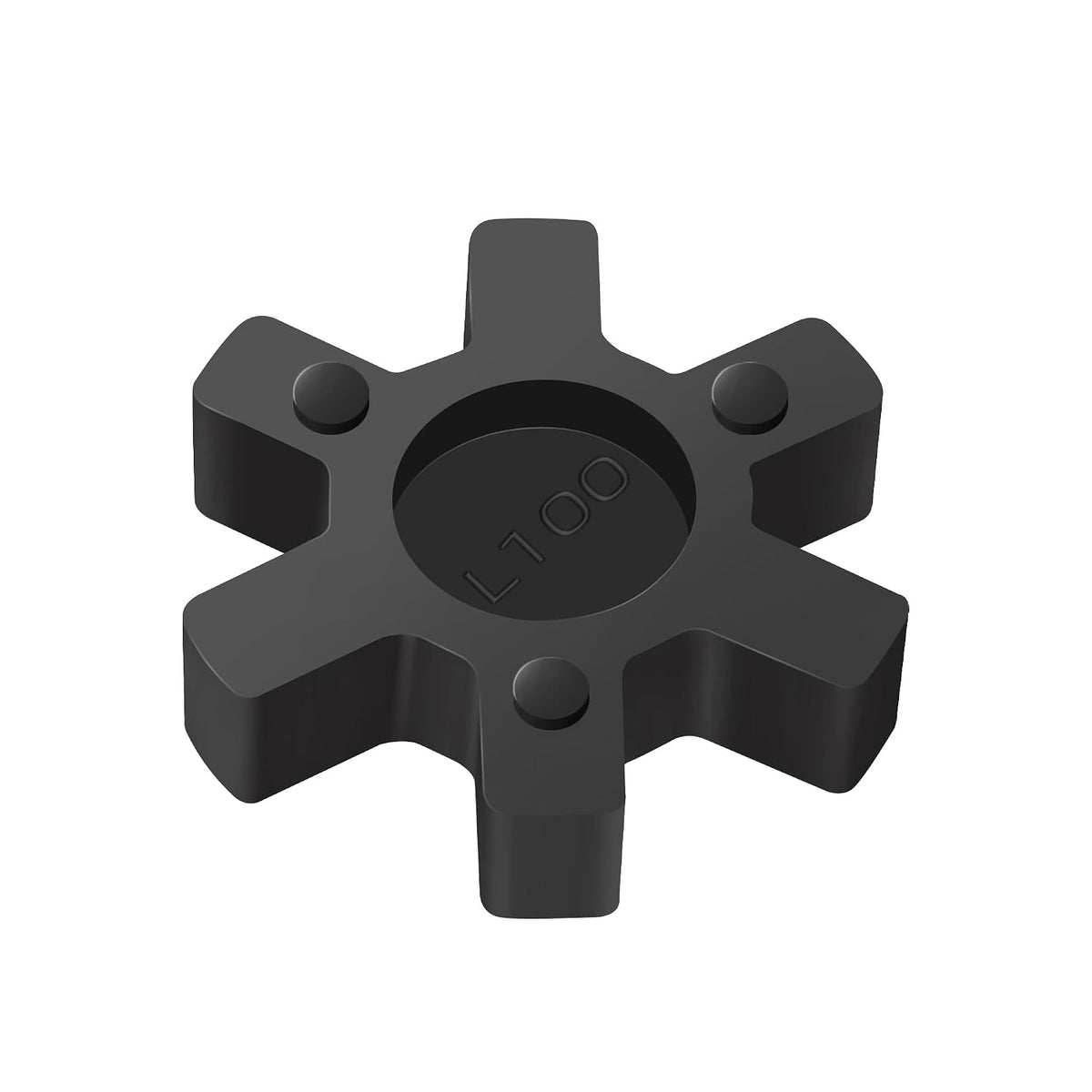 XIKE L100 NBR Rubber Spider for L-Jaw Coupling, 4-Pack