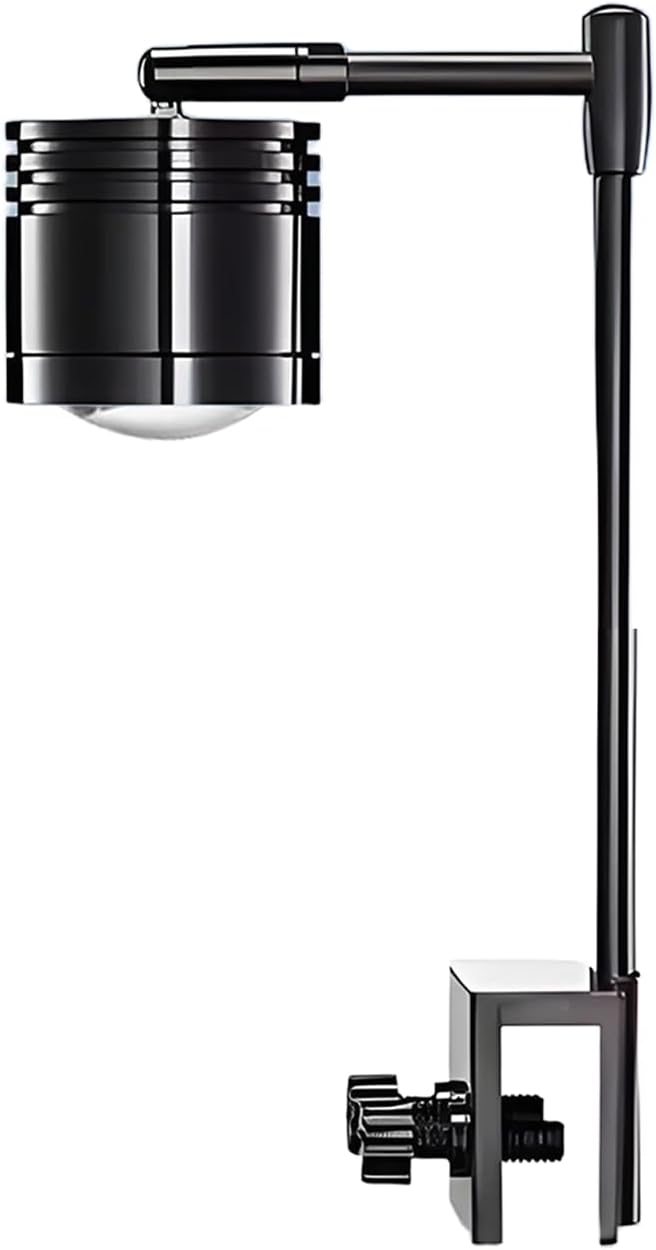 Aquarium LED Light, 5W Clip-on Fish Tank Lamp, 3 Colors, 7.7 Inch Fixed Arm, USB 5V Downlight