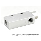 Fafeicy Pneumatic Vacuum Generator, 6.3 * 3.5 * 2cm (Separate Valve Body)