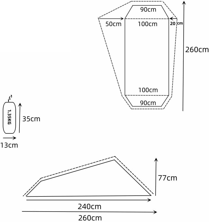 Backpacking Tent 1 Person Aluminum Pole Stormproof Camping Tent Suitable for Four Seasons Single Person Tent,Best one