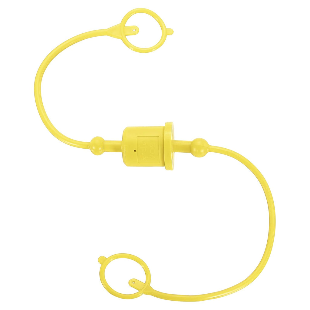 uxcell Hydraulic Quick Coupler ISO-A 1/2" Quick Connect Coupling Yellow