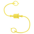 uxcell Hydraulic Quick Coupler ISO-A 1/2" Quick Connect Coupling Yellow