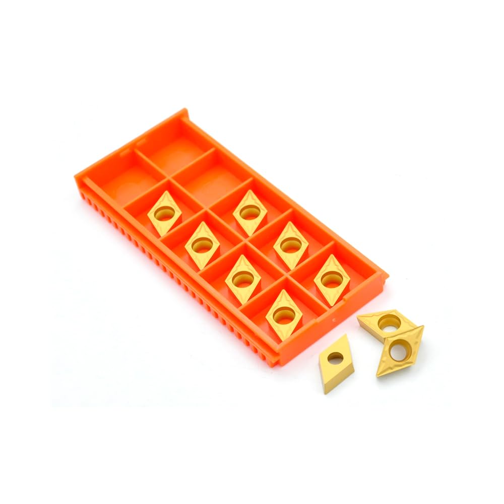 Turning Inserts DCMT32.51(DCMT11T304) for Steel Semi-Finish 10 Pcs