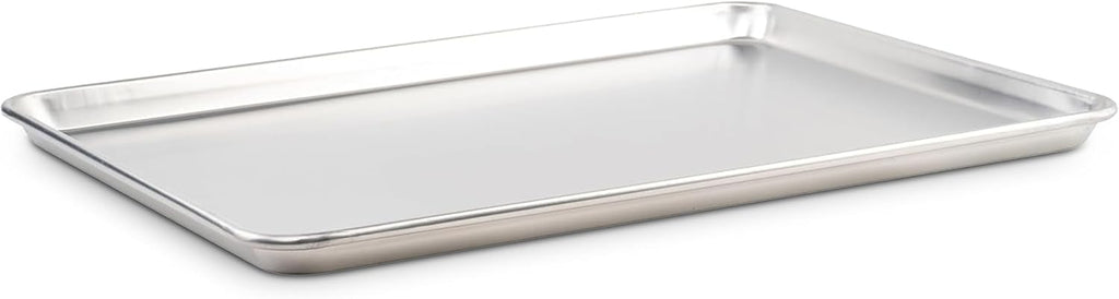 13" x 18" Aluminum Sheet Pan, 1/2 Size, Reinforced Rim, Closed Bead