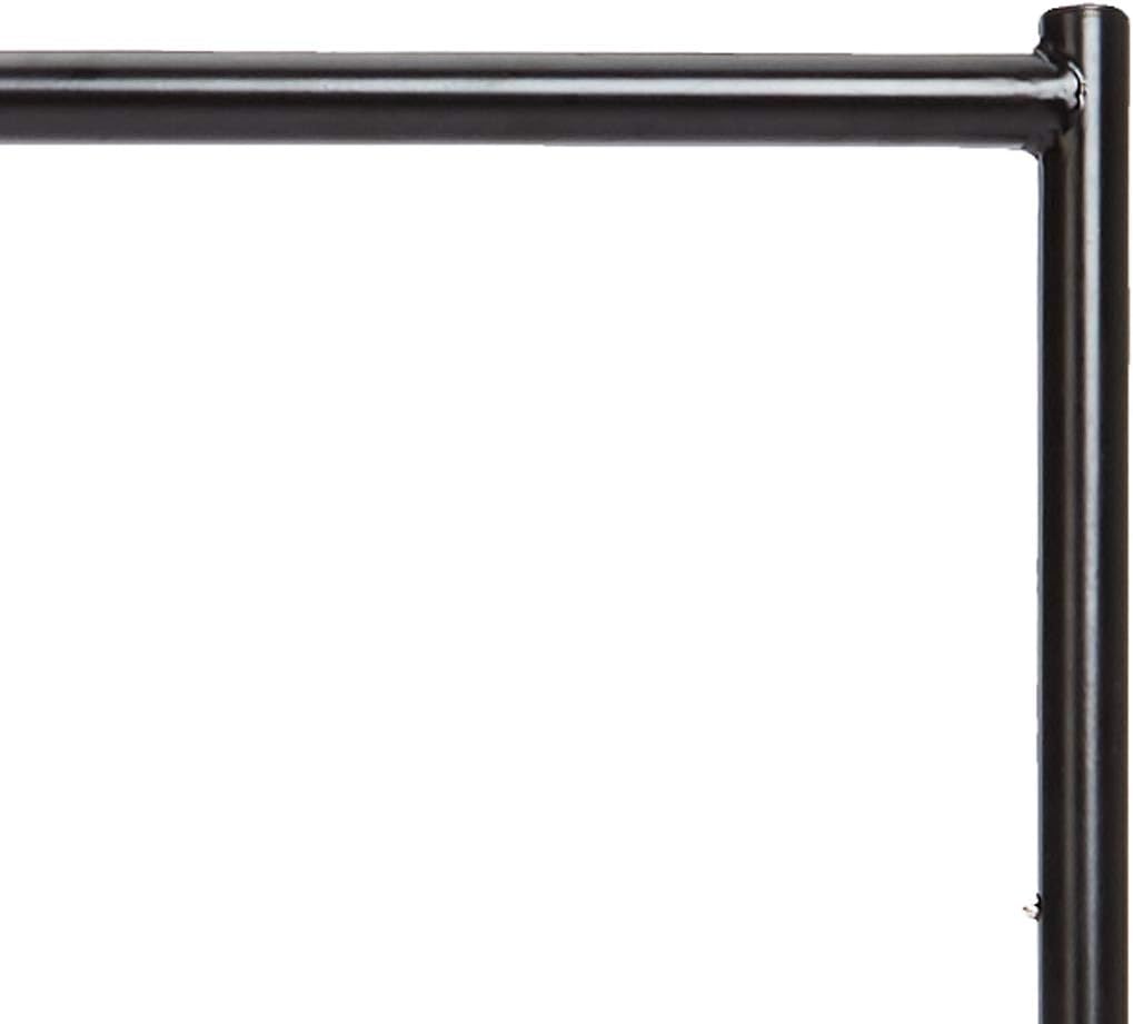 Heavy Duty Portable Rolling Garment Rack, Hanging Clothes Organizer Rail for Display and Storage, Easy to Assemble