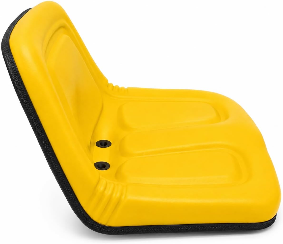 Yellow Steel-Pan Mid-Back Lawn Mower & Garden Tractor Seat
