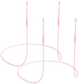 Earplug Lanyard [2 pcs] with Magnetic Tug-Resistant Safety Cord Pink
