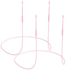 Earplug Lanyard [2 pcs] with Magnetic Tug-Resistant Safety Cord Pink
