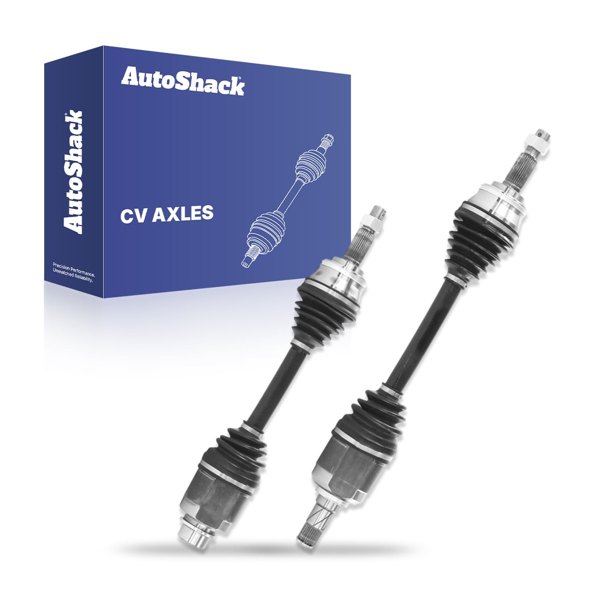 AutoShack Front CV Axle Shaft Assembly, 2pcs
