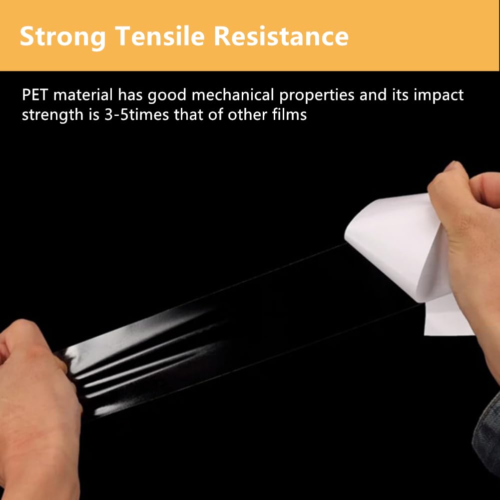 6mmx25M 2 Rolls Clear Thin Double Sided Tape Thin Clear Mounting Tape for Tablets Screen, LED Strips, Electronic