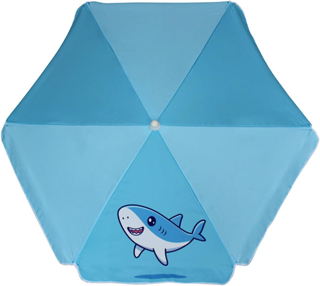 5ft Seaside Umbrella for Sand Box Water Table - Kids Durable Umbrellas for children Picnic Beach Camping Garden