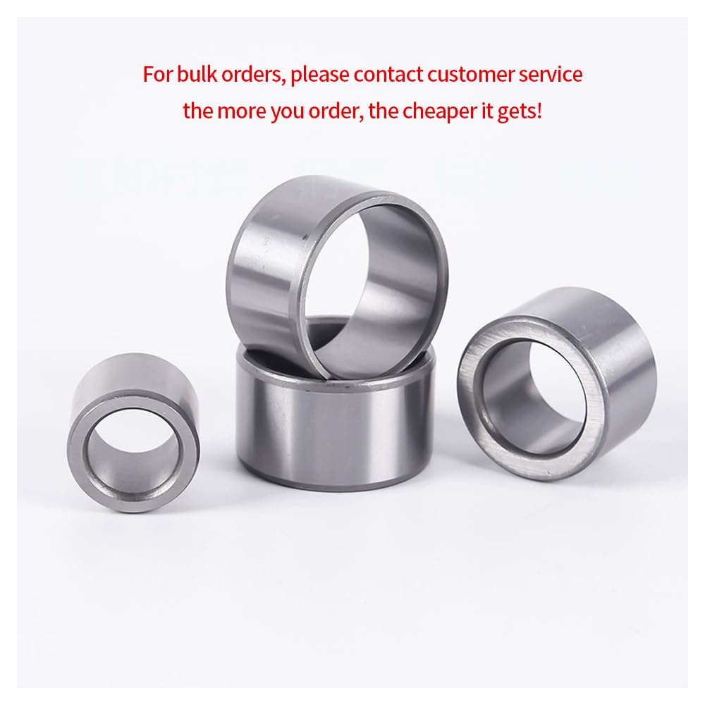 18mm-20mm Inner Diameter IR Wear-Resistant Bushings Steel Sleeves Needle Roller Bearing Inner Ring High Durability and Precision(20x30x35-5 Pieces)