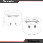 Front Axle Nut Cover Axle Caps for Softail Electra Road Glide Sportster (chrome)