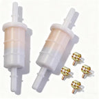 2 PCS 879885Q Inline Fuel Filter for Mercury & Mariner EFI Outboards