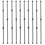 10-Pack Iron Balusters 44" Wrought Iron Stair Spindles