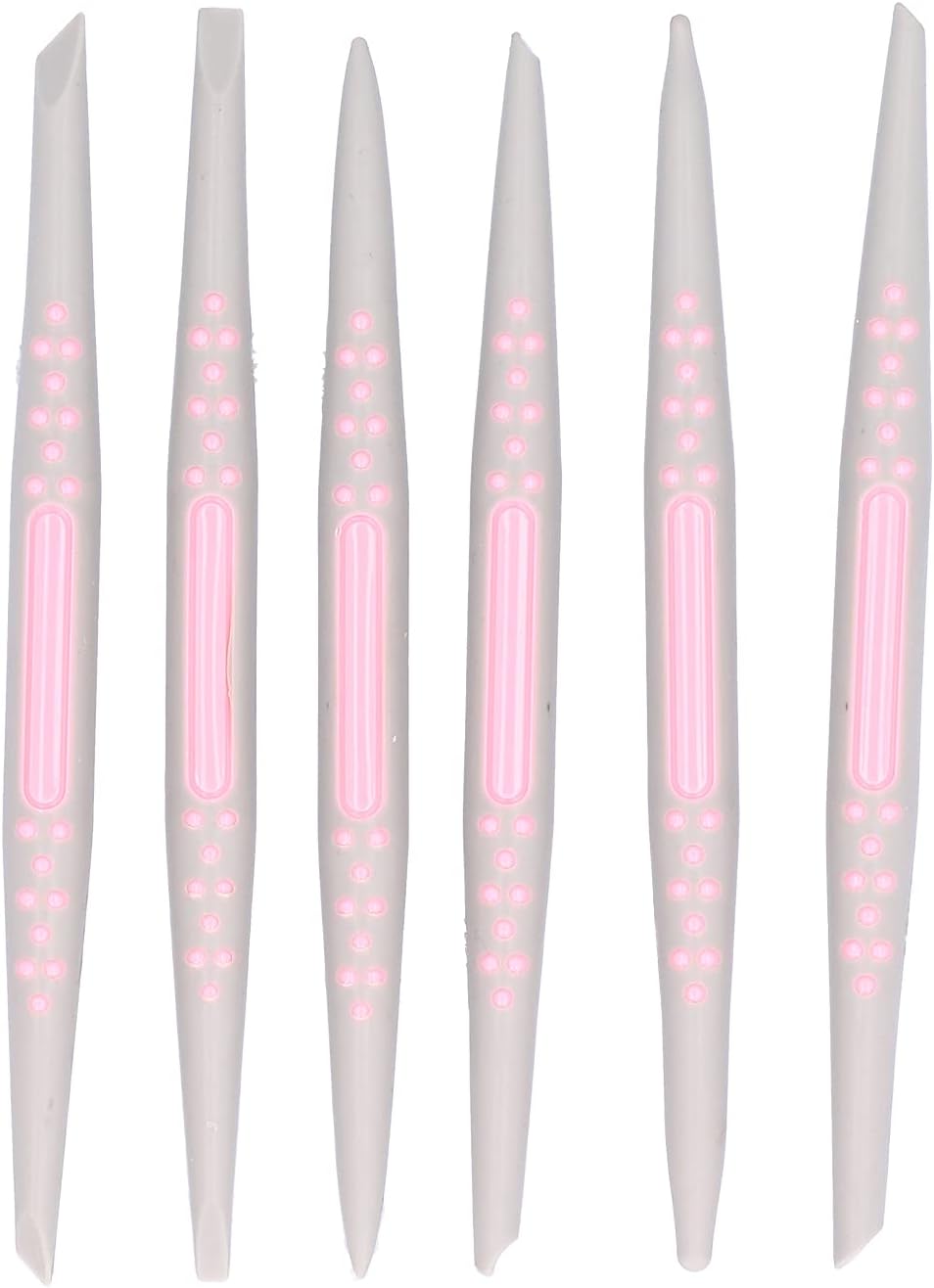 Plastic Fondant Carving Pen Set, 6-Piece Multi-Tip Tools
