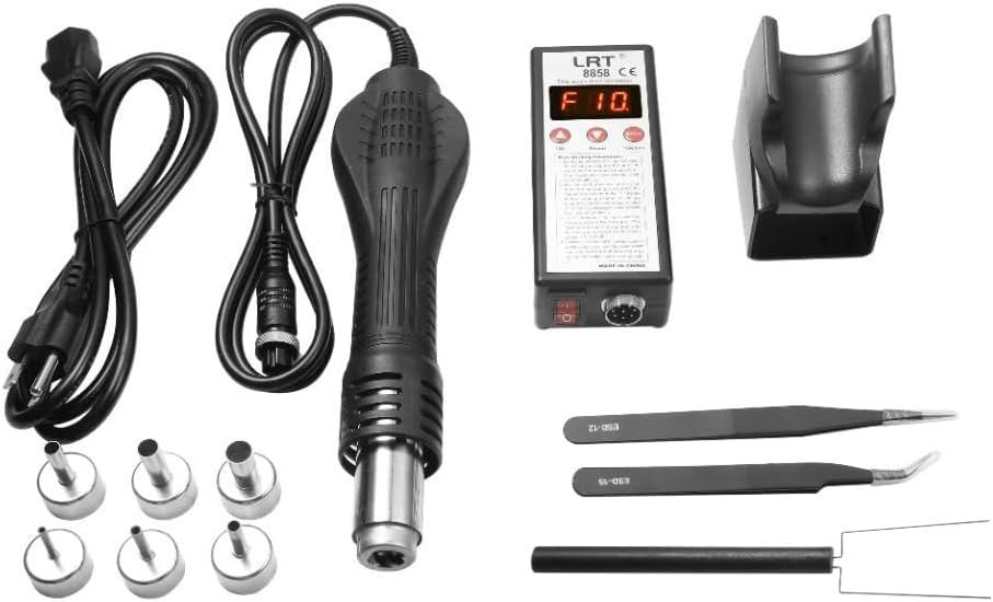 LRT 8858 Hot Air Rework Station, Digital Heat Gun for SMD Repair