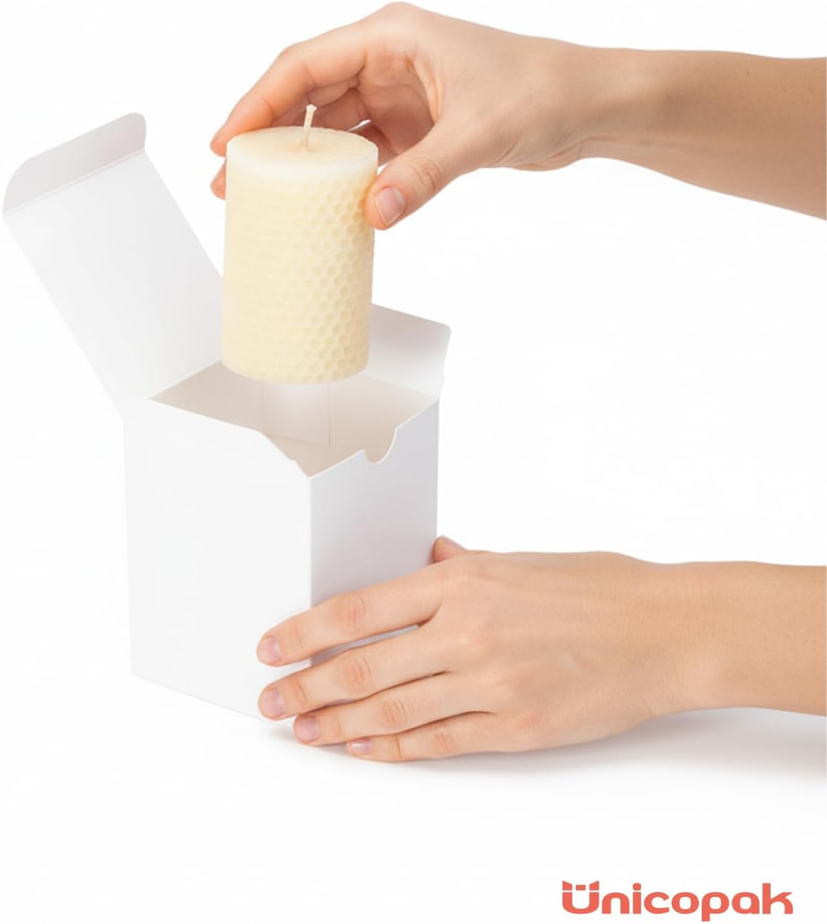 20 Pack 3x3x4 Inch Tall White Gift Boxes with Lids for Presents