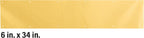 MP4704 Solid Brass Kick Plate, 6 x 34 in, Polished Brass | Single Pack