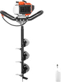 Post Hole Digger, 43cc 1250W Auger Post Hole Digger, Gas Powered Earth Digger with 8" Earth Auger Drill Bit, 30 inch