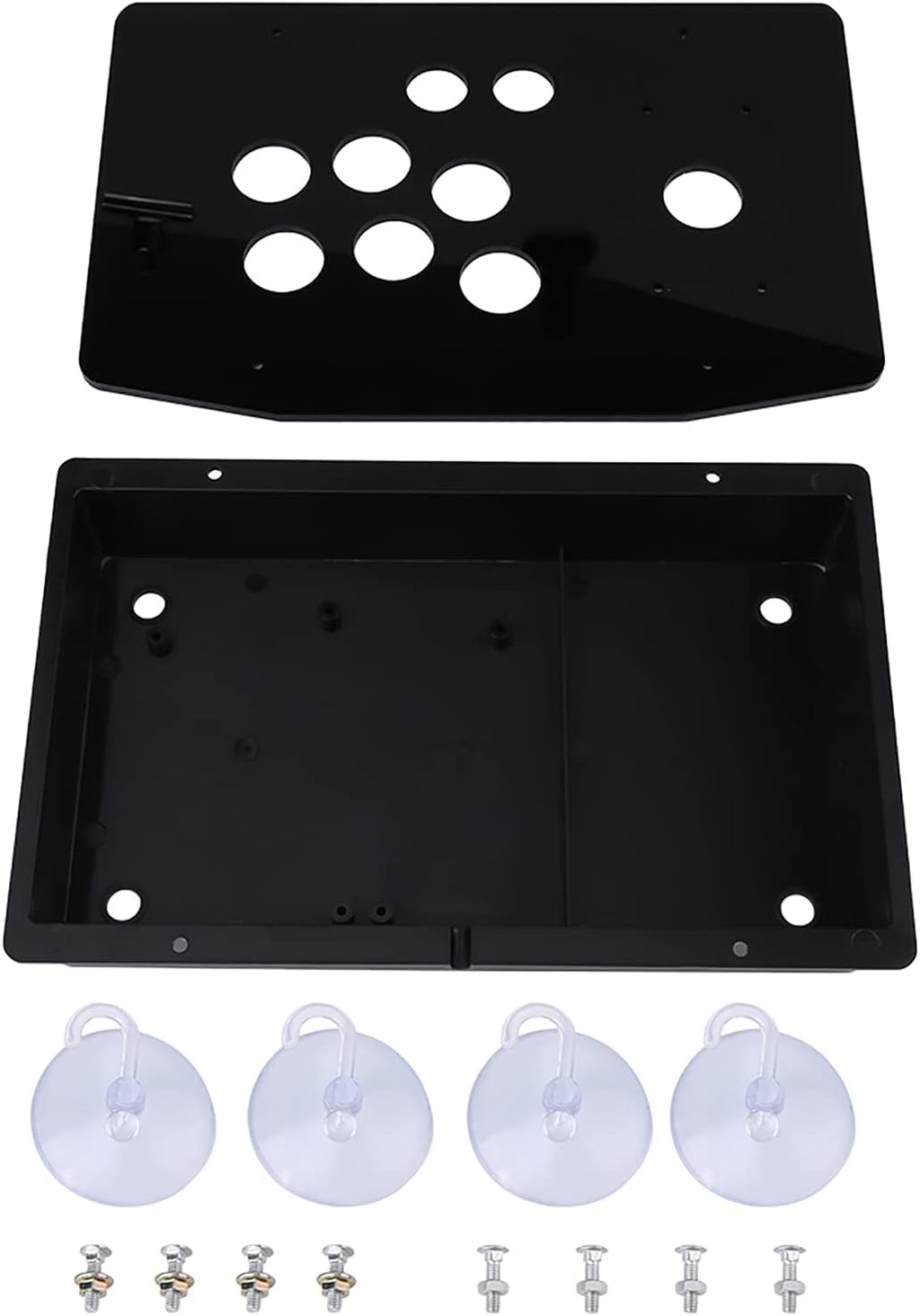 Arcade Cabinet Kit, Arcade Cabinet, Arcade Case, DIY Arcade Controller Case, Black Acrylic Panel and Case DIY Set