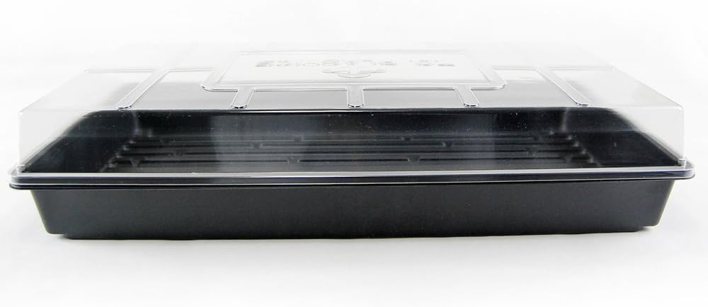 Mountain Valley Seed Co Plant Tray Clear Plastic Humidity Domes: Pack of 5 | Fits 10 Inch x 20 Inch Garden