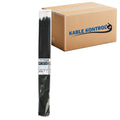 Kable Kontrol Cable Zip Ties, 32 Inch, 500 Pcs, HD 175lbs Test, Black