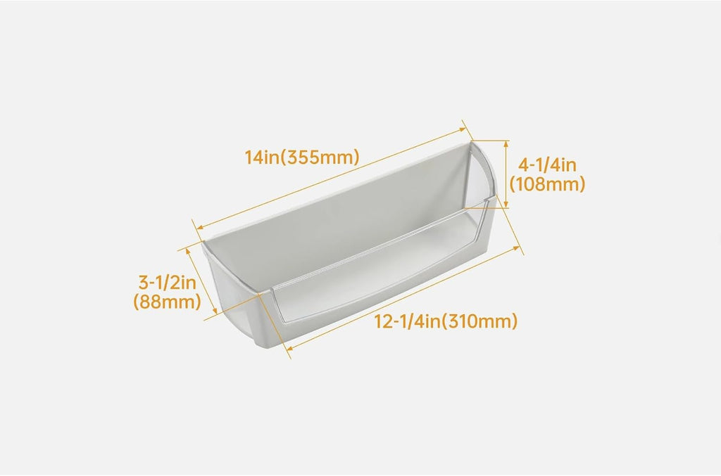 Refrigerator Door Shelf Bin Replacement Compatible with Whirlpool GI6FDRXXY00 GI6SARXXF02 GI6SARXXF03 GI6SDRXXQ02 GI6SDRXXQ03 GI6SDRXXY07 GI7FVCXWA00 GI7FVCXXY03 GZ25FDRXYY0 IX7DDEXGZ003