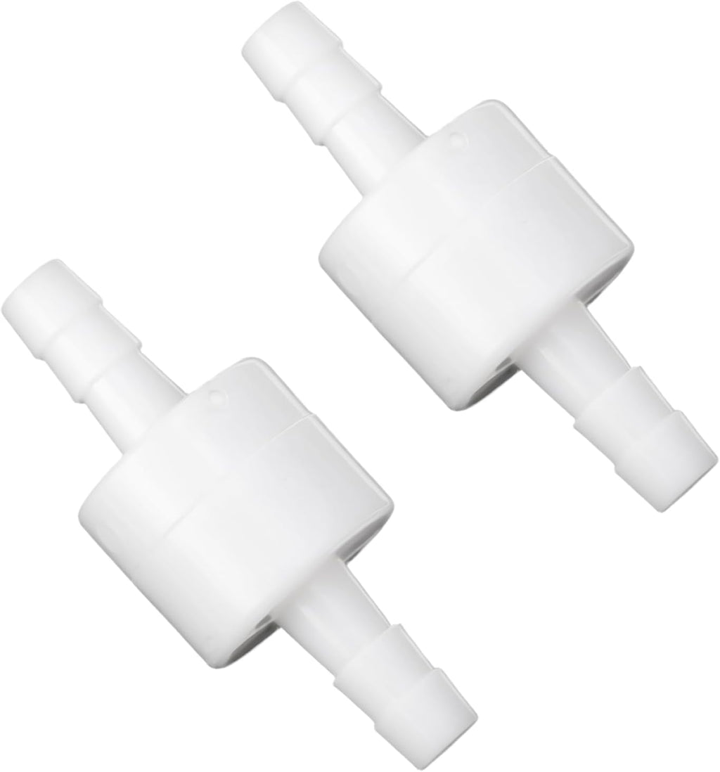 2pcs 1/4" One Way Inline Check Valve