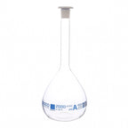 Volumetric Flask, 2000mL - Class A - Borosilicate Glass, Polyethylene Stopper, 29/32 Socket - QR Code Marking for