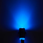 CHANZON 5 pcs 8mm Panel Mount + 5mm LED Colored Blue Pilot Diode Light 12V