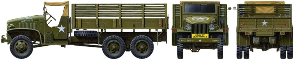 Models US 2 1/2 Ton 6x6 Cargo Truck Model Kit